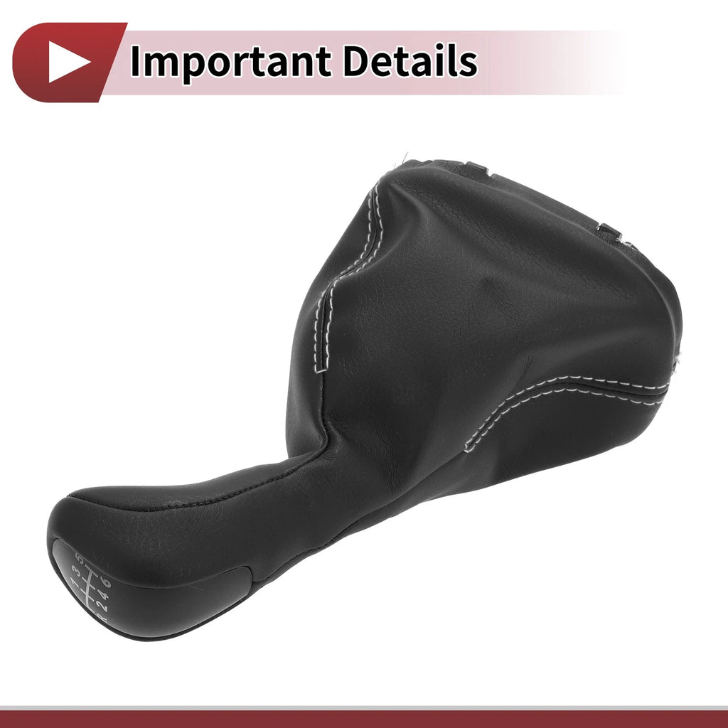 6 Speed Gear Shift Knob with Cover for Mercedes-Benz W203 S203 (2000–2007)