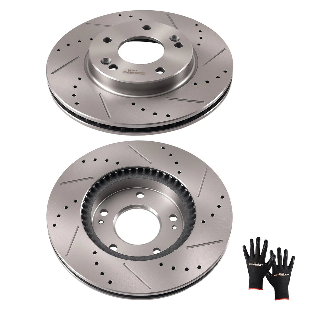 Front Brake Rotors Kit 280mm for Hyundai Venue (2020–2026), Elantra (2011–2020) S31584