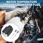 2-Pin Water Temperature Sensor Connector Plug for BMW Mini Cooper 1 Set
