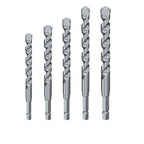 Set of 5 Carbide Masonry Drill Bits Hex Shank for Hard Material (4mm-10mm)
