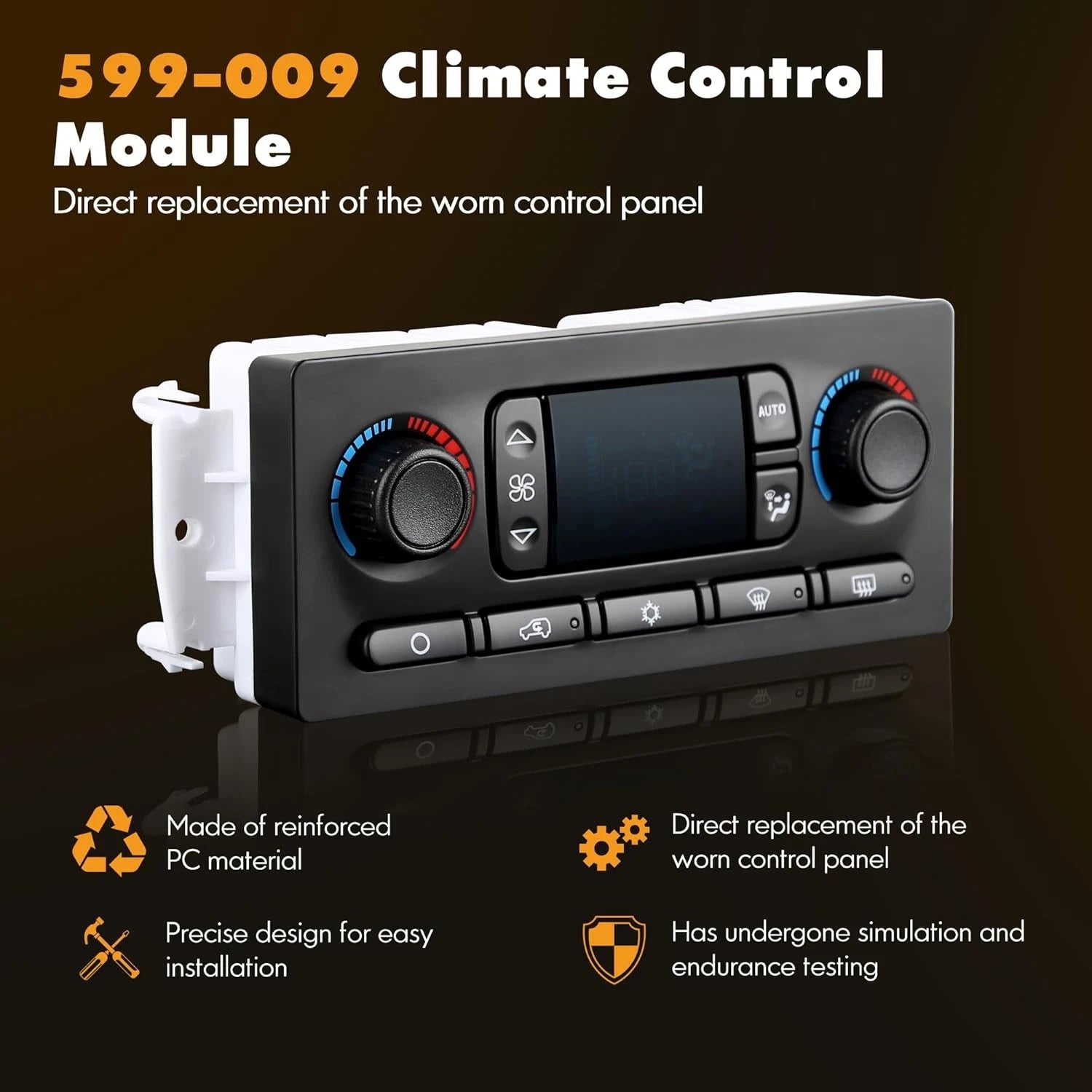 AC Heater Climate Control Module 599-009 for Chevy GMC (2003–2007)