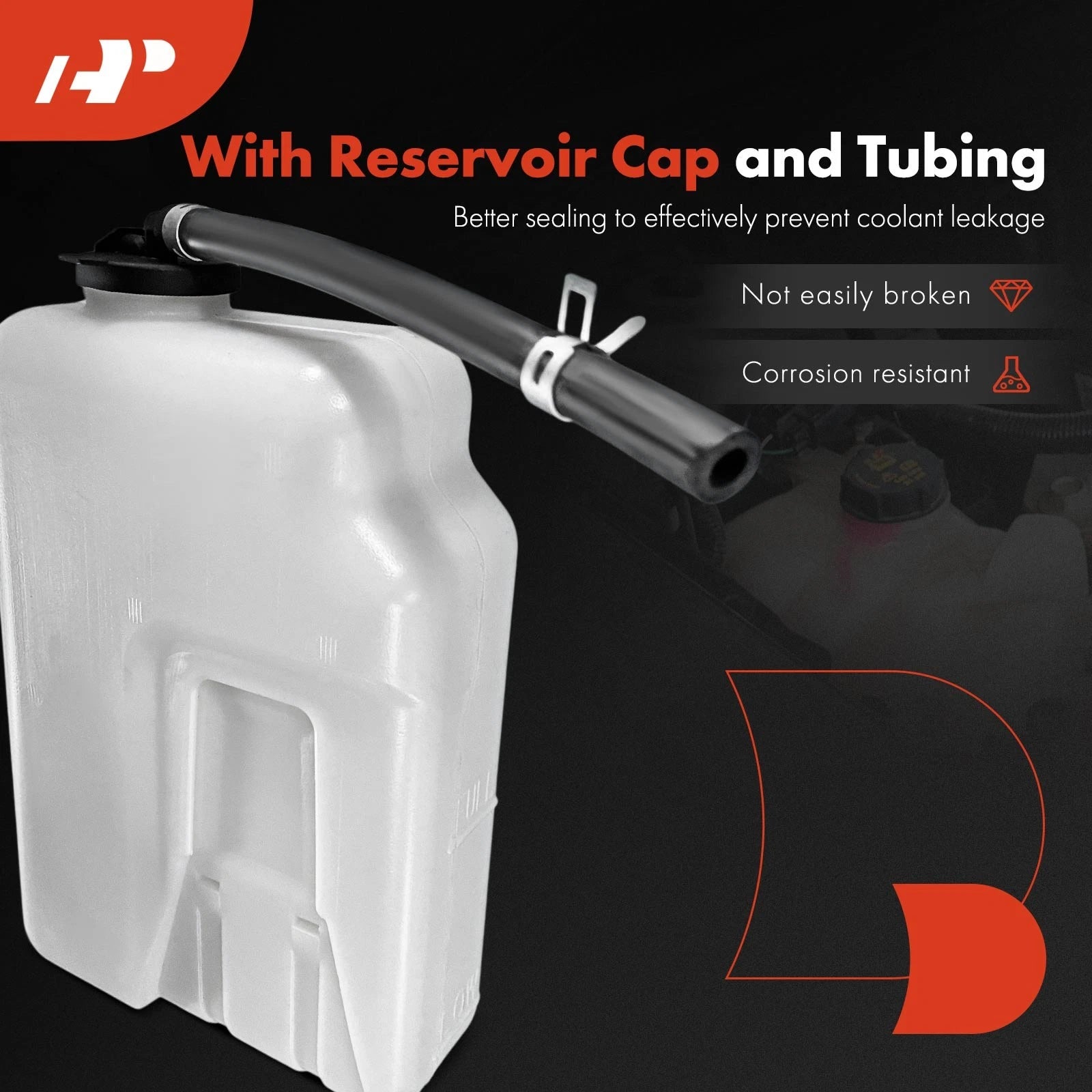 Coolant Reservoir with Cap for Toyota T100 (1993–1998)