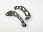 Pair Drilled Headlight Stands Chrome for Dietz Buckets Custom Steel Frame (—)