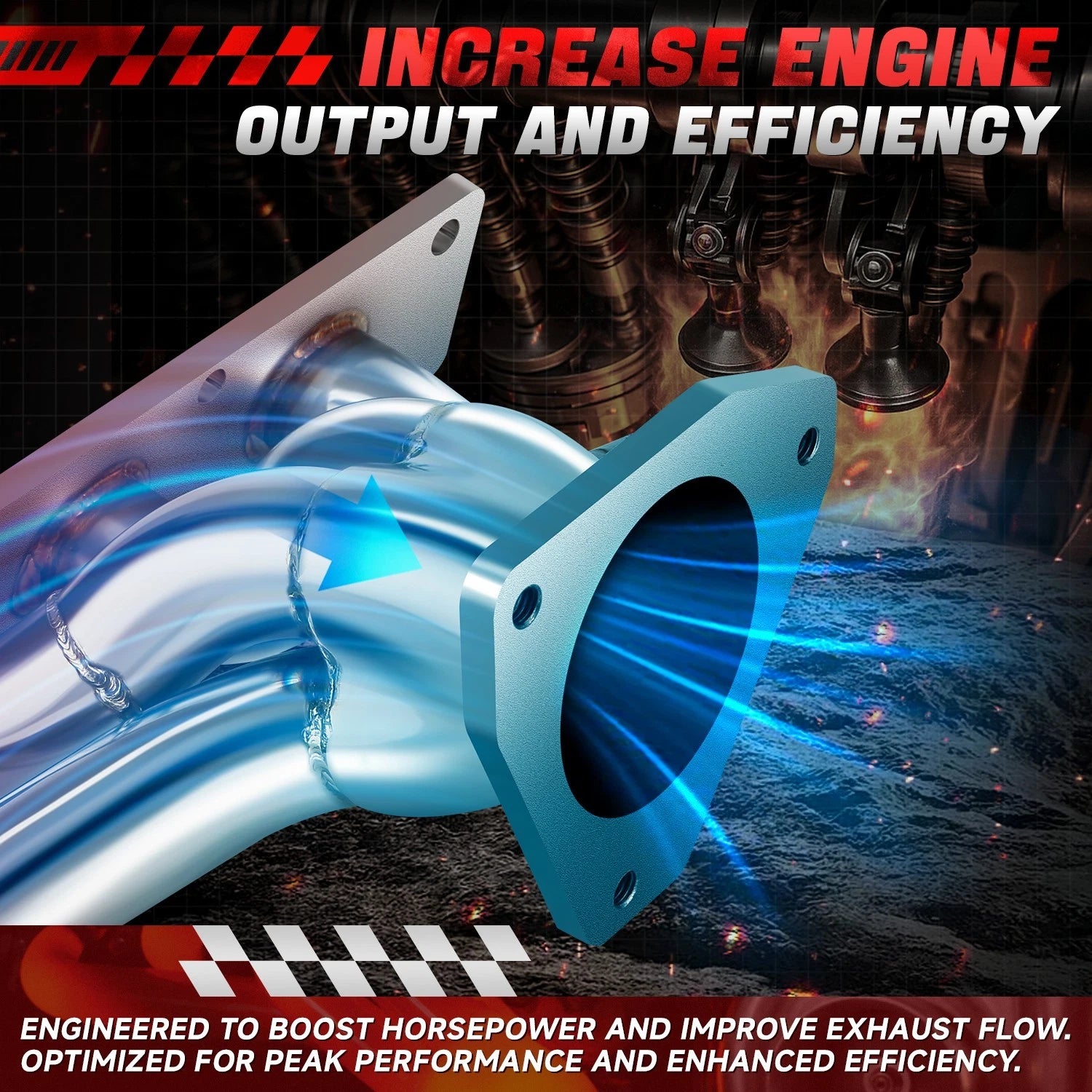 Tri-Y Header Exhaust System for Chevrolet Cobalt HHR Saturn Ion-1 Ion-2 (2004–2010)