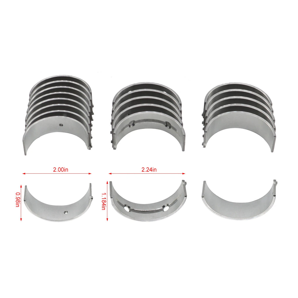Main & Rod Bearing Kit with Thrust Washer for Kia Optima Sonata (2006–2016)