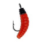 Glow Worms Bait Grub with Hooks for Bass and Trout Fishing