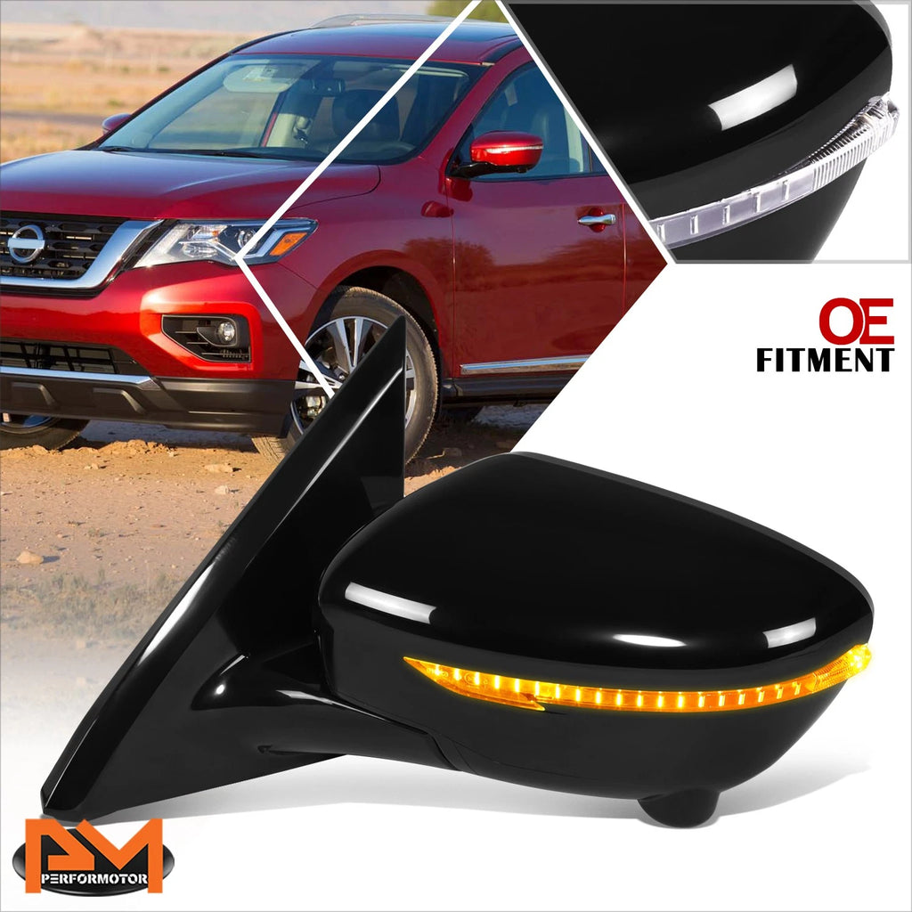 Power Heated Camera Side View Mirror Left for Nissan Pathfinder (2017)