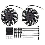 Cooling Fan Radiator Assembly 9" 80W 12V for Universal Electric Performance
