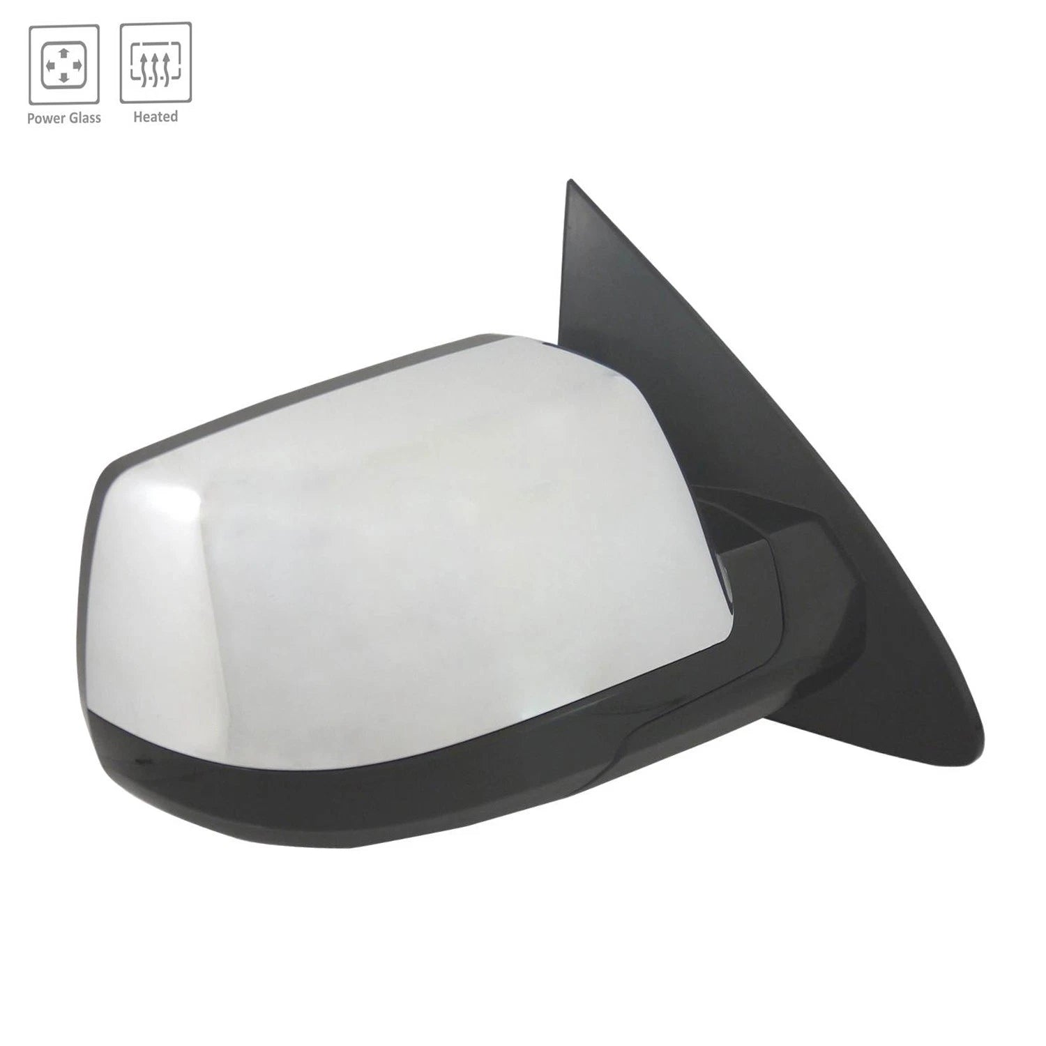 Replacement Chrome Passenger Side Power Door Mirror for Ford Ranger (2011–2023)