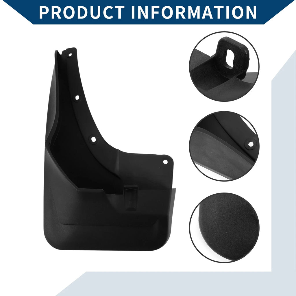 Set of 2 Mud Flaps Splash Guards for Mercedes-Benz GLE (2015–2019)