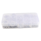 580pcs Flat Washers Kit for Car Truck (M2 M2.5 M3 M4 M5 M6 M8 M10 M12)