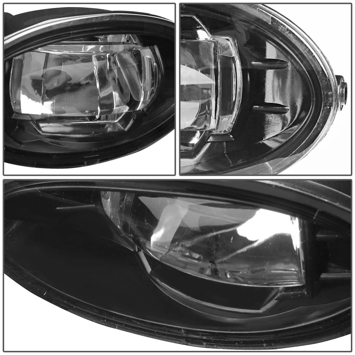 Set of 2 Clear Lens LED Fog Lights for Honda Civic (2009–2013) & Accord (2008–2011)