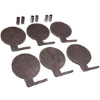 6X Q235 3/8 Steel Shooting Trees Range Targets Metal Paddles