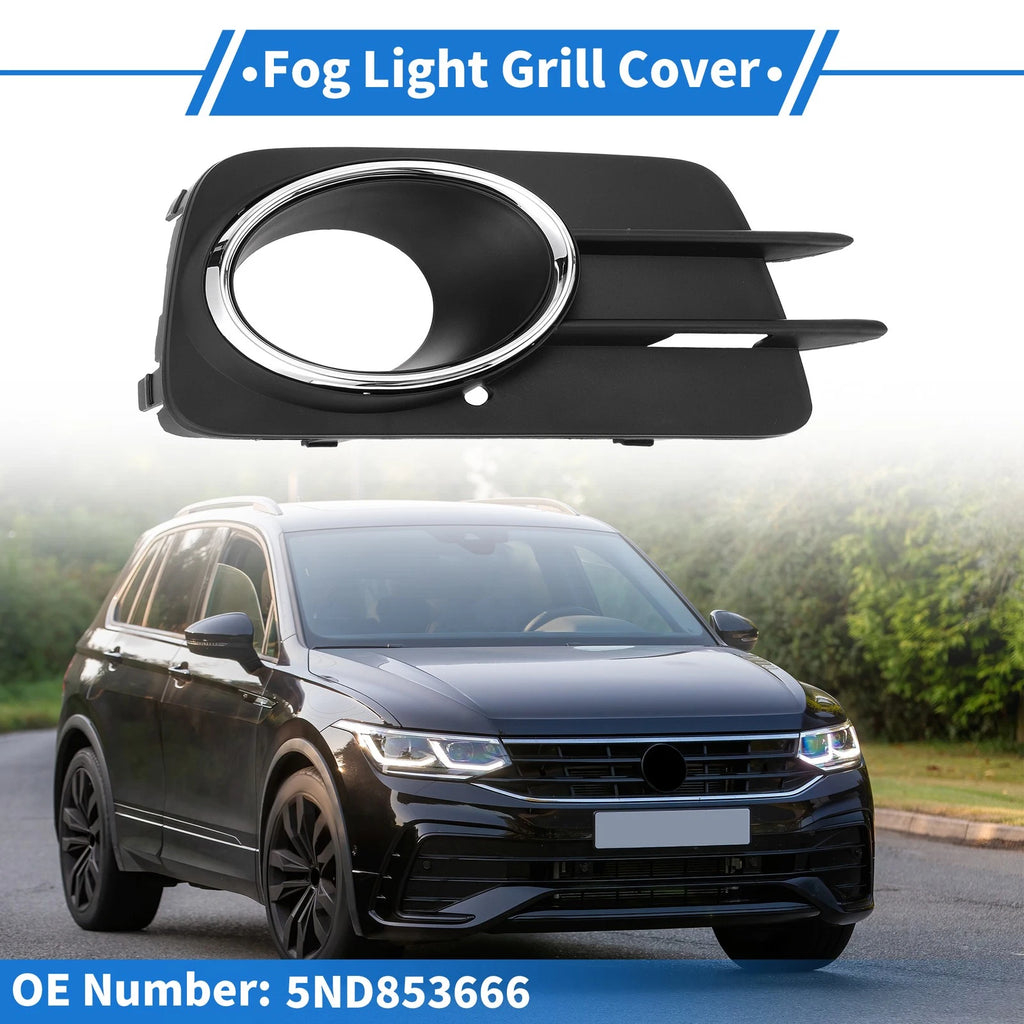 1 Pc Fog Light Grill for Volkswagen Tiguan (2010–2012) No. 5ND853666