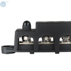 Set of 4 Post Busbar Power Distribution Block 12V 250A with Cover