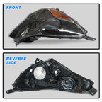 Set of 2 Black Headlights for Subaru Legacy Outback (2013–2014)