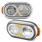 Full LED Reflector Conversion Headlight for Peterbilt 359 379 (1981–2021)