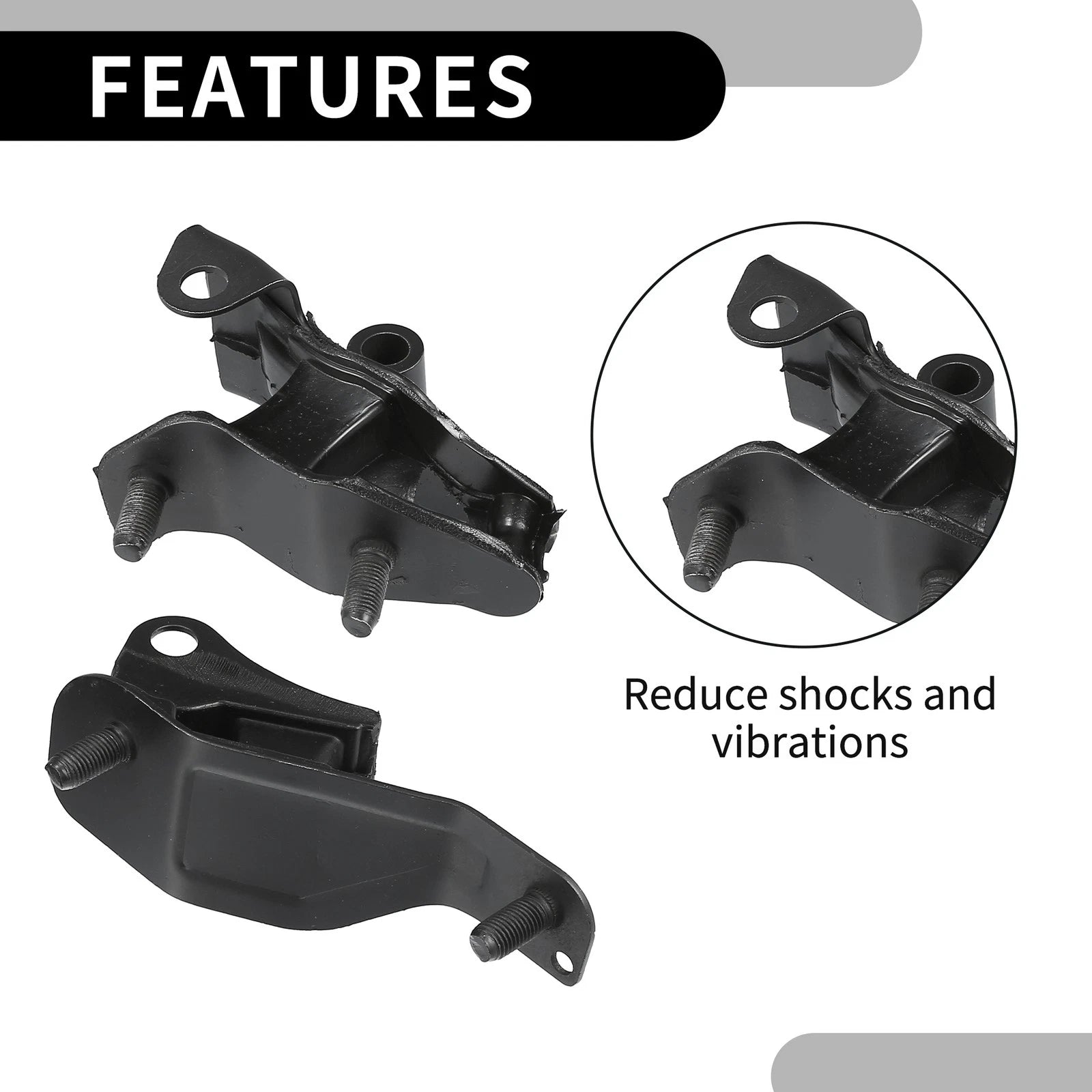 Engine Motor Mount & Transmission Mount Set for Honda Accord 2.4L (2003–2007)