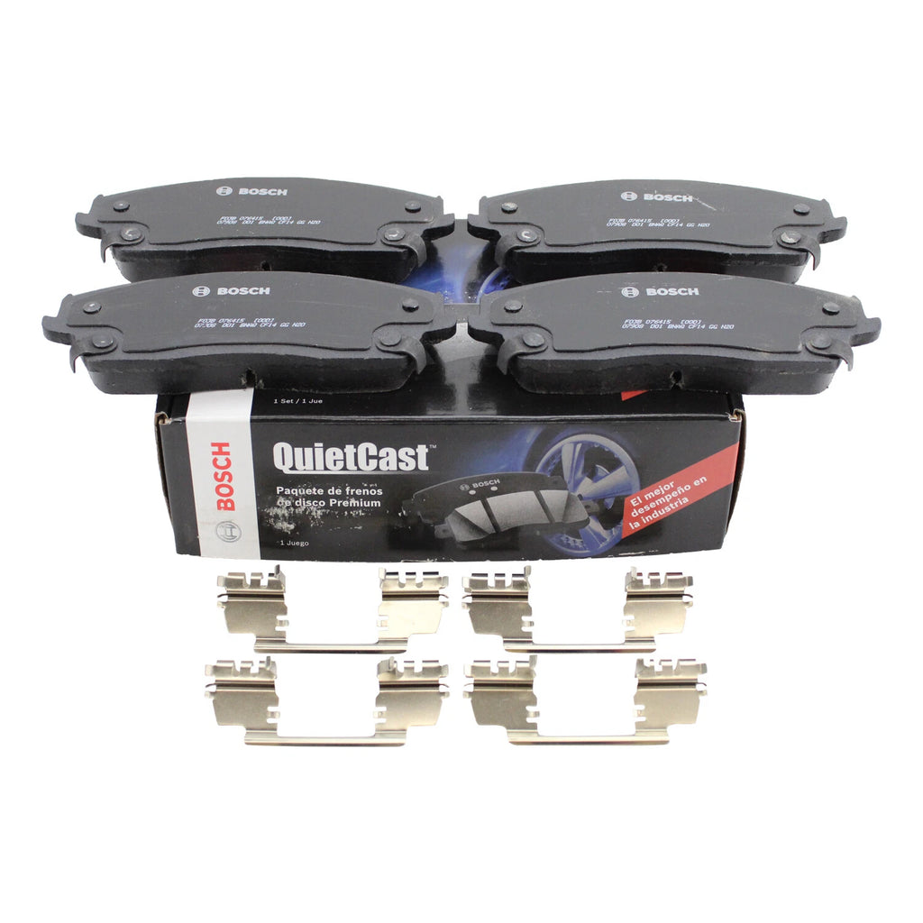 Set of 4 Bosch QuietCast Front Ceramic Brake Pads for Dodge 300, Challenger, Charger, Magnum (2005–2020)