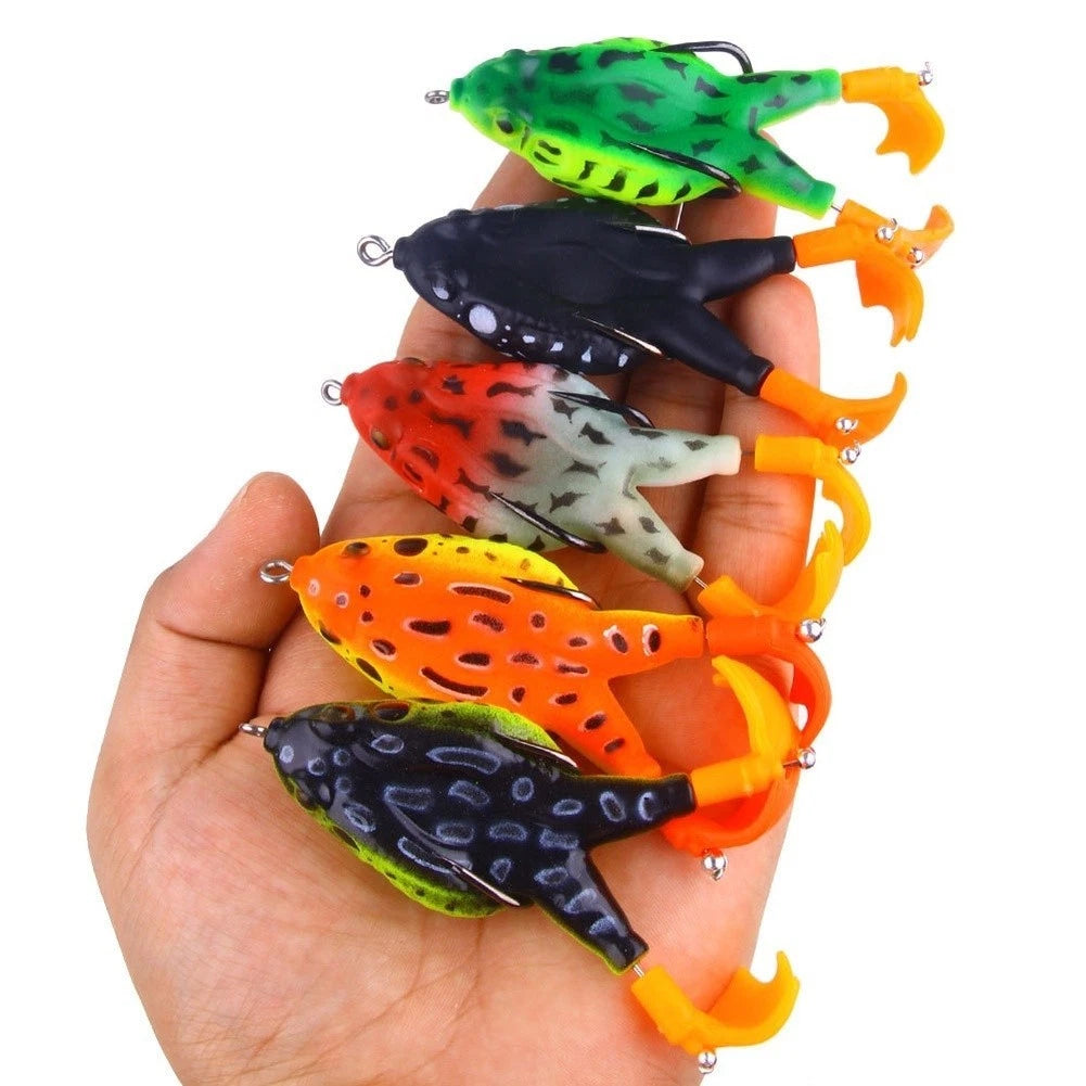 Thunder Frog 9cm 12g Topwater Frog Lure for Fishing (Floating Rubber)