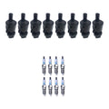 Set of 8 Ignition Coils & Denso Iridium Spark Plugs for Envoy XL Escalade (2002–2006)