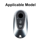 Carbon Fiber Key Fob Case Cover for Mercedes Benz S Class (2021)