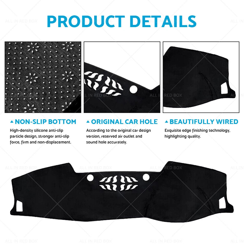 Non-Slip Dash Mat for Kia Seltos (2019–2023) Dashboard Cover
