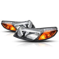 Headlight Assembly for Honda Civic Sedan (2006–2011) - Black Housing, Amber Signal