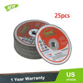 25 Pack Cut Off Wheels for Die Grinder (3"x1/32"x3/8")