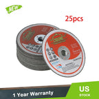 25 Pack Cut Off Wheels for Die Grinder (3"x1/32"x3/8")