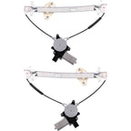 Set of 2 Power Window Regulators for Acura TSX (2004–2008) with Motor