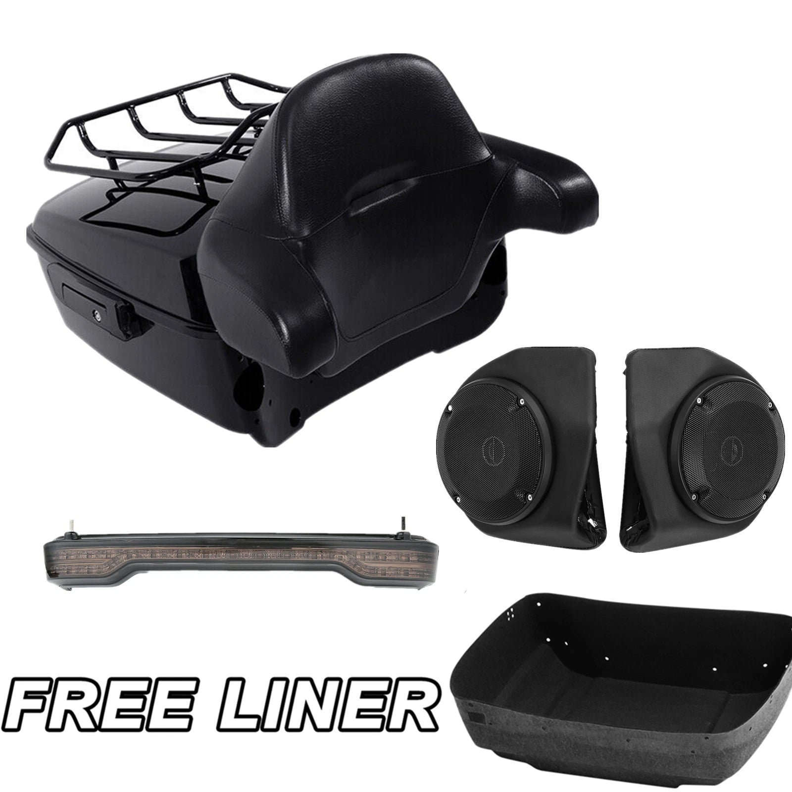 LED Light Speakers for Harley Road Glide (2014–2025)