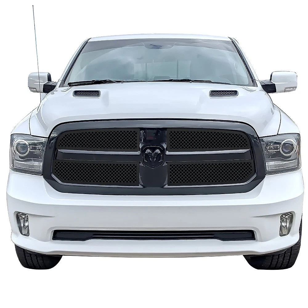 Stainless Black Mesh Grille for Ram 1500 (2013–2021)