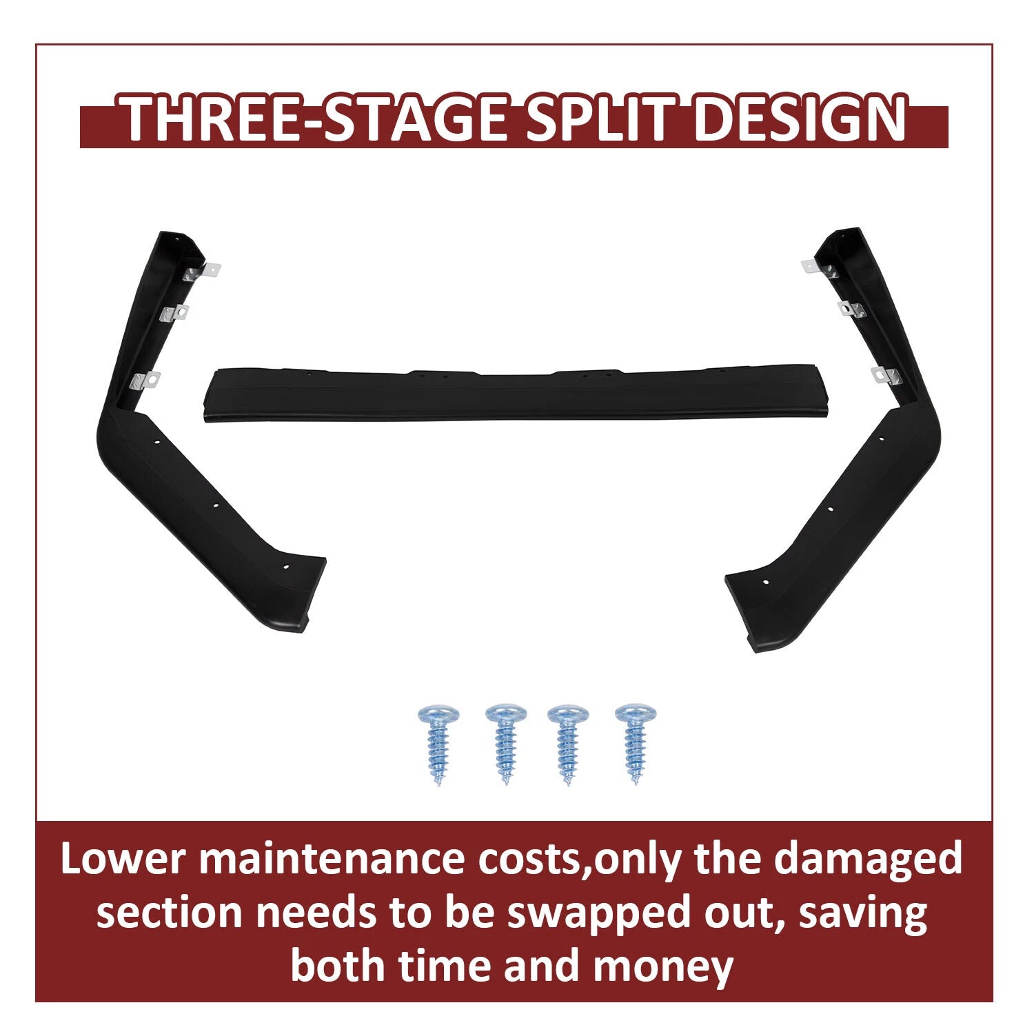 V-Limited Style Front Bumper Lip Spoiler for Subaru WRX STI (2015–2021)