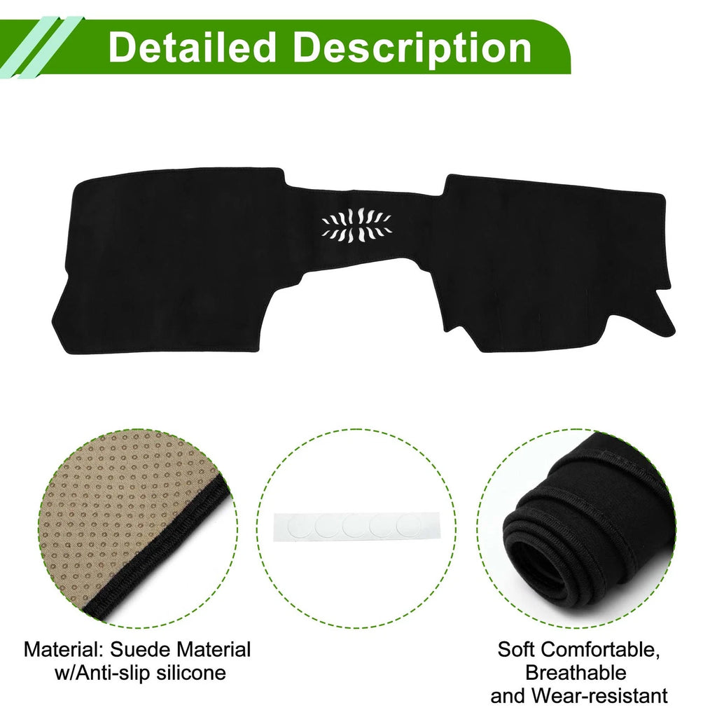 Dashboard Cover Mat for Mazda CX-30 (2020–2024) Sun Protector Pad Black