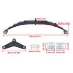 Tandem Trailer Axle Suspension Kit for 6000 Trailers (5 Leaf Springs)