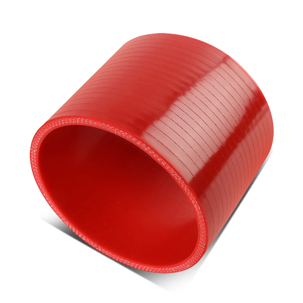 3.5" 3-Ply Turbo Intake Intercooler Piping Silicone Hose Red