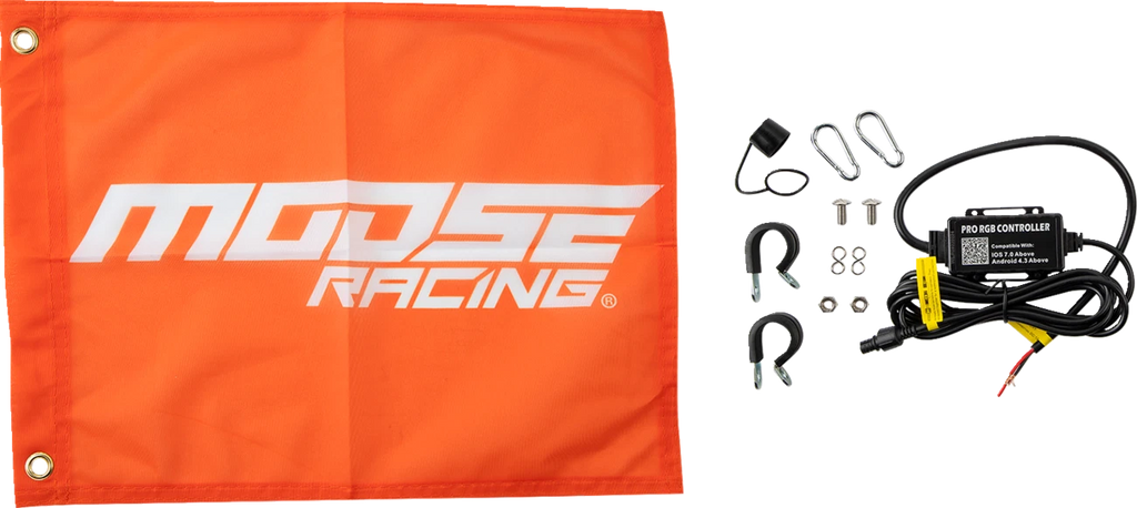 5' RGB Whip Light for Moose Offroad (SB-RGBBT-151-PU)