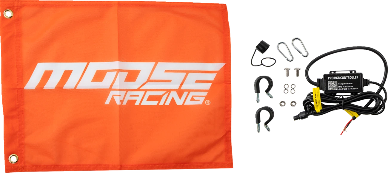 5' RGB Whip Light for Moose Offroad (SB-RGBBT-151-PU)