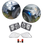 Clear Plastic Side Marker Lights for Jeep Wrangler TJ (1997–2006)