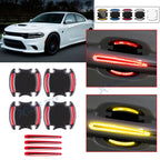 3D Door Handle Anti-Scratch Stripes Guard Stickers for Dodge Charger (2011–2023)