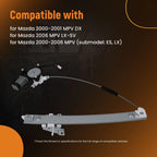 Rear Right Power Window Regulator with Motor for Mazda MPV (2000-2006)