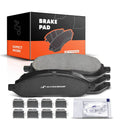 Set of 4 Front Ceramic Brake Pads for Ford Freestar Mercury Monterey (2004–2007)
