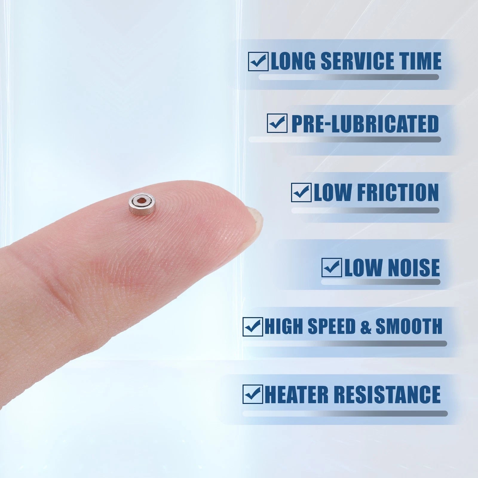 10 Pcs 1x3x1mm Double Metal Shield Ball Bearings 681