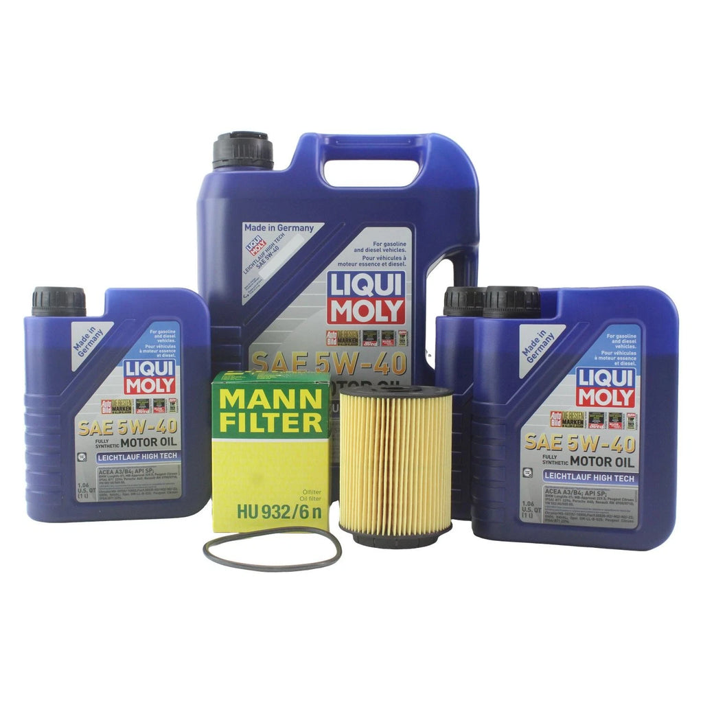 Oil Change Kit for Audi V8 4.2L (2003–2005) - 8L Liqui Moly 5W-40