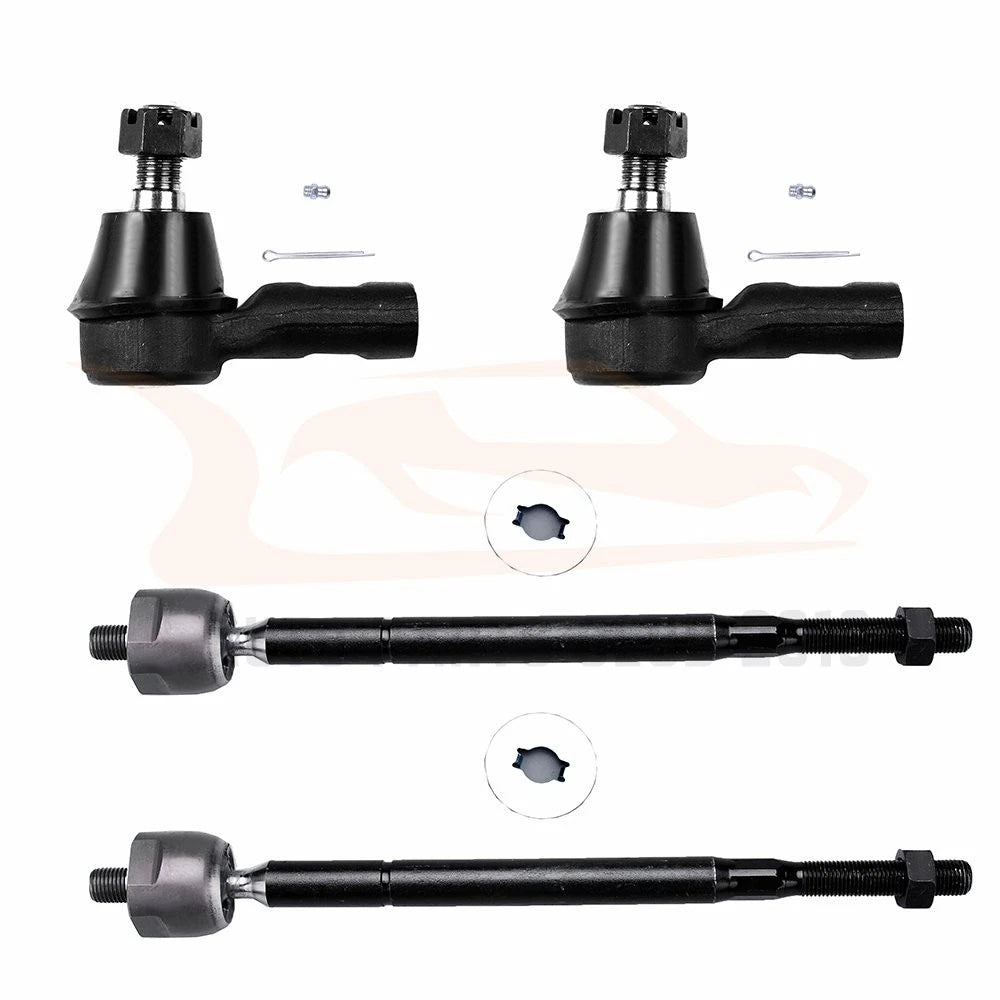 Set of 4 Tie Rod End Links for Honda Passport (1998–2002)