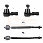 Set of 4 Tie Rod End Links for Honda Passport (1998–2002)