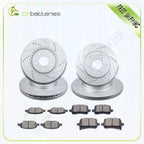 Brake Rotors + Ceramic Brake Pads for Pontiac G6 (2005–2006)