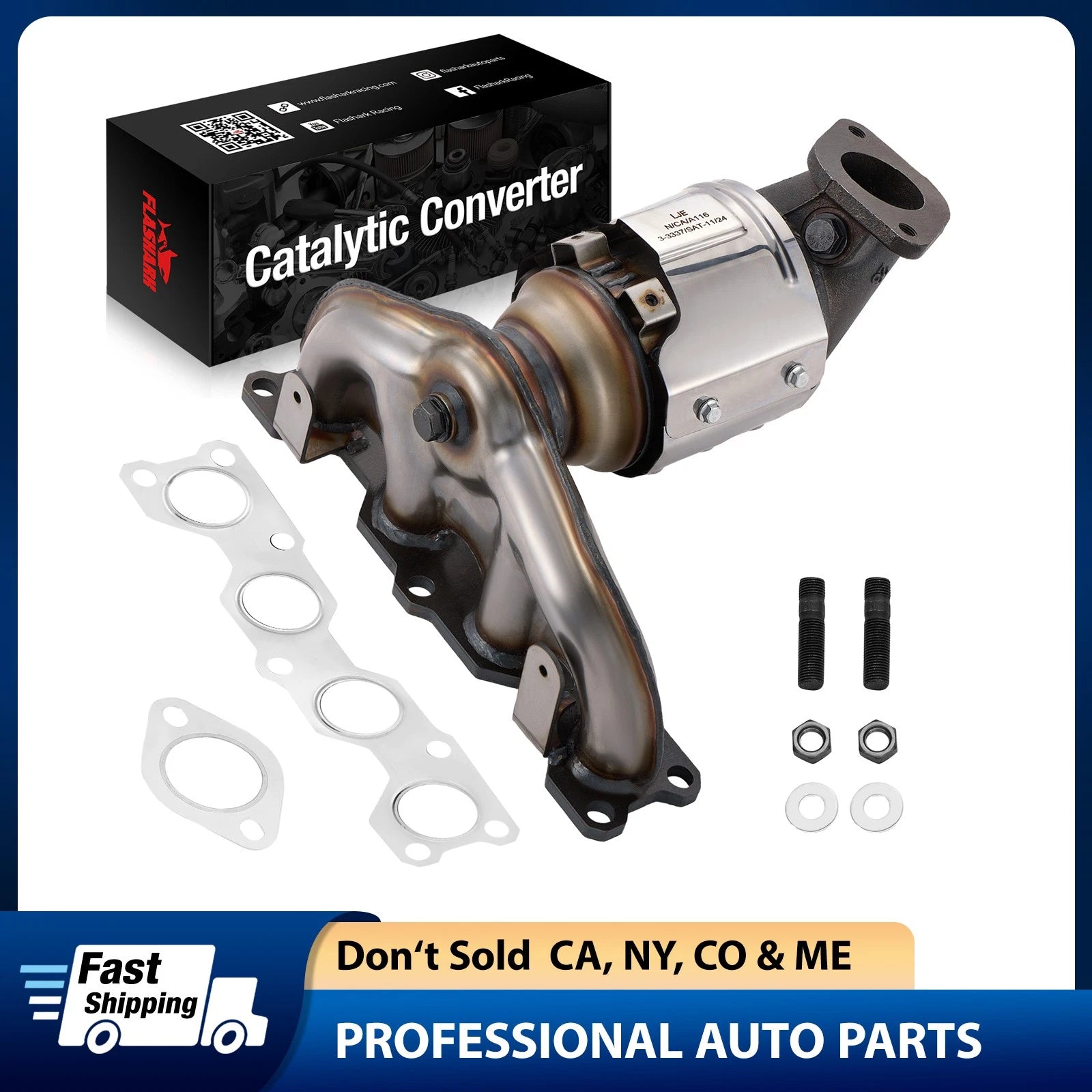 Catalytic Converter Kit for Kia Sorento (2011–2013)