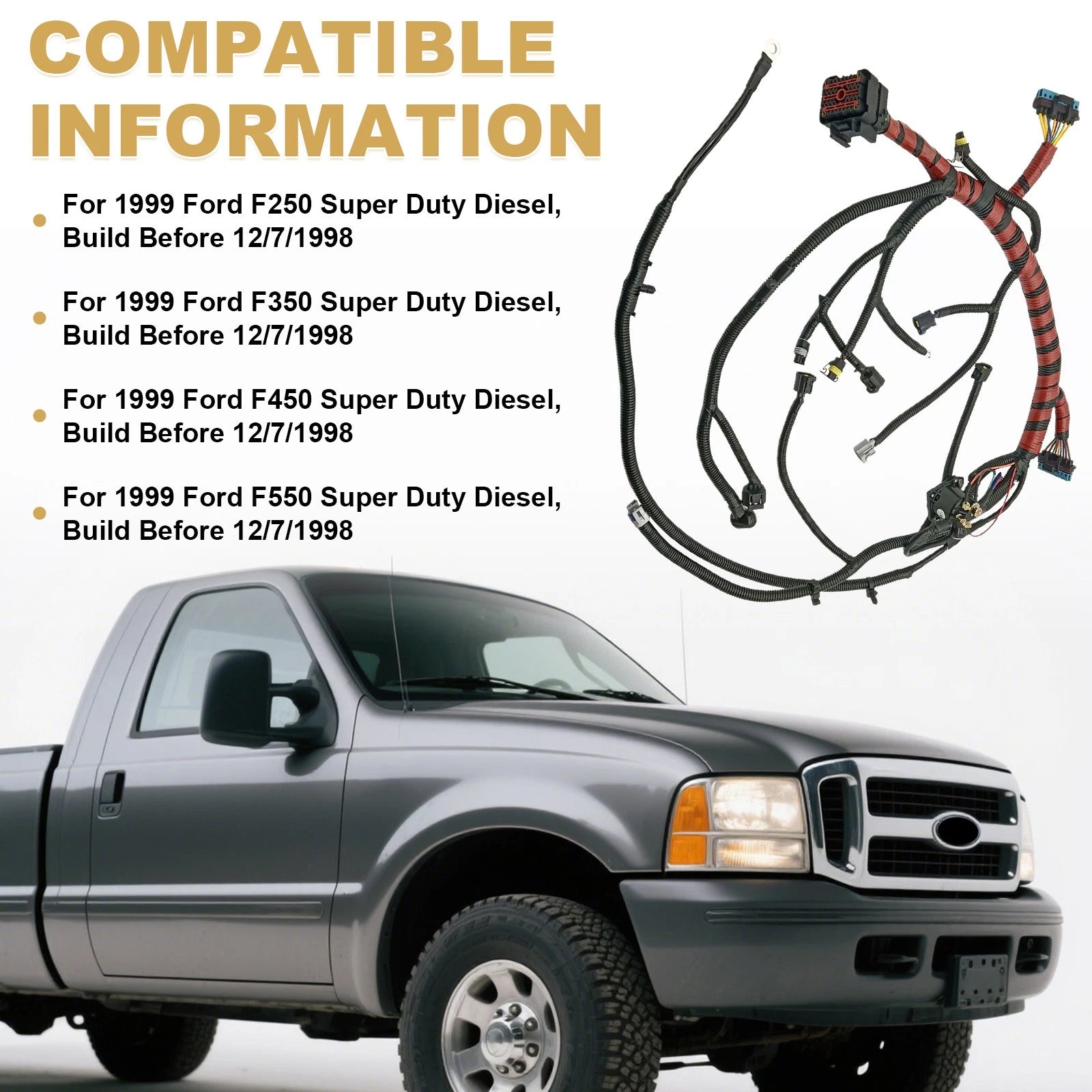 Engine Wiring Harness for Ford Super Duty (1999) 7.3L Diesel